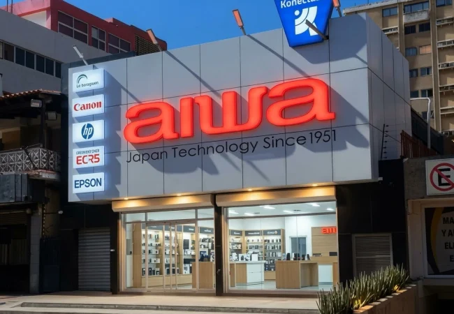 KONECTABLE abre en Maracaibo la primera tienda oficial de productos AIWA en Venezuela