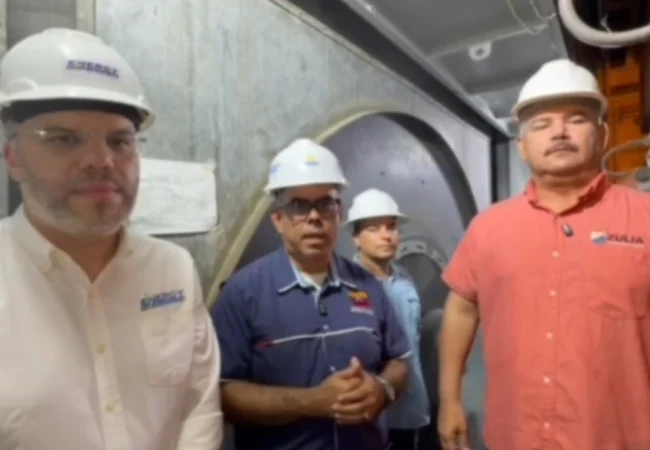 Autoridades dan inicio al giro lento de la unidad TZ07 de Termozulia para fortalecer el sistema eléctrico regional