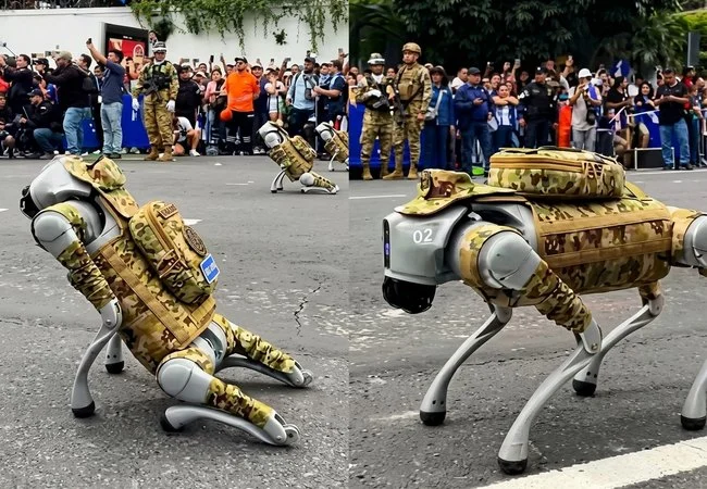 La sorprendente Unidad Canina Robótica de El Salvador