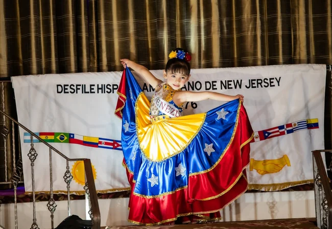 Niña venezolana cautiva en Nueva Jersey bailando al ritmo del tambor