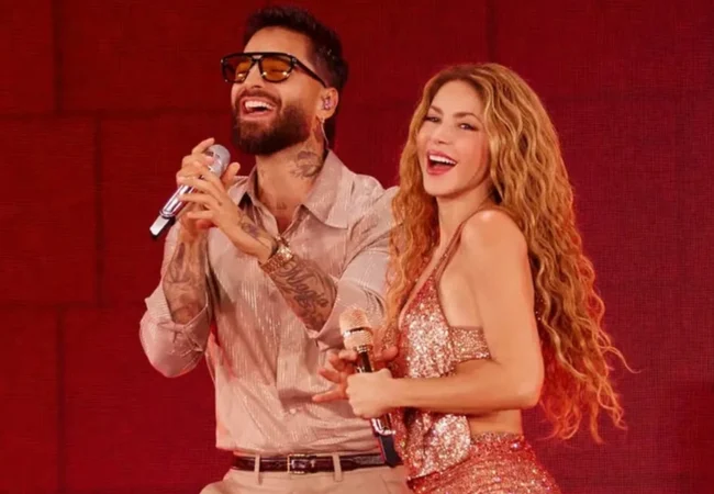 Shakira y Maluma paralizan Madrid al interpretar por primera vez en vivo su nuevo éxito “Agua”