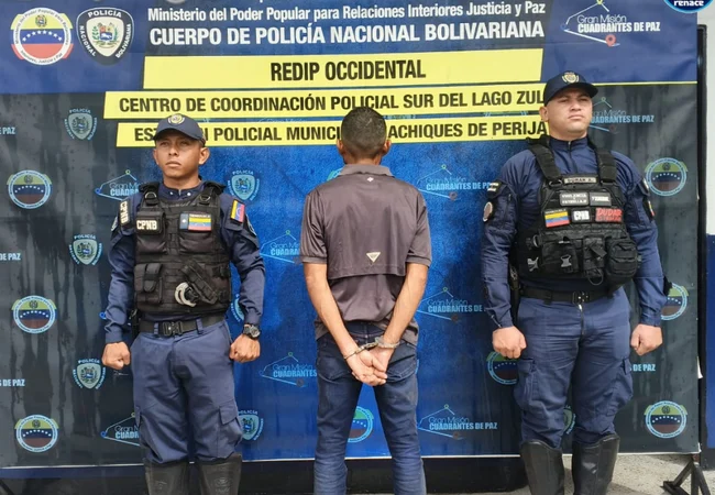 Preso por presunto abuso sexual de una menor de 13 años en Machiques de Perijá