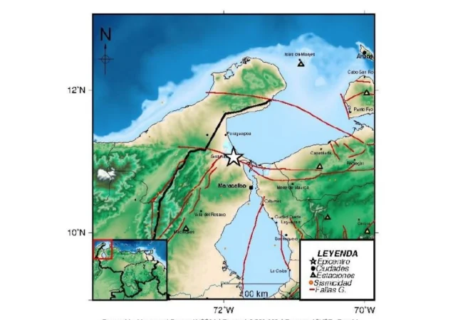 Funvisis reportó sismo de magnitud 3,1 con epicentro en Sinamaica este 21-Oct