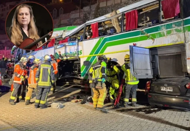 Un muerto y 13 heridos dejó accidente en Chile: Autobús que trasladaba a la Orquesta de Cámara cayó desde 15 metros de altura