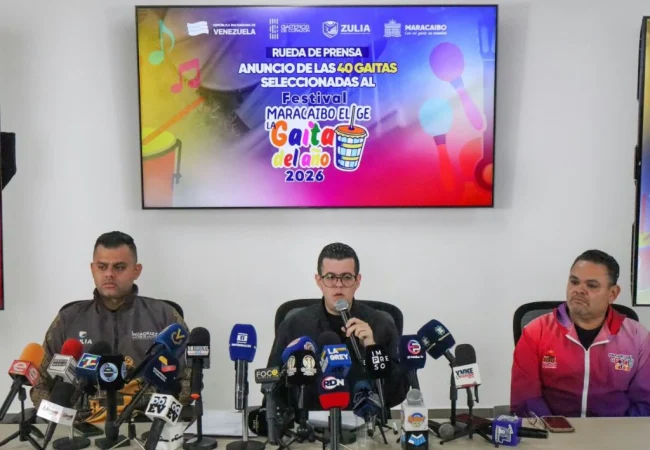 Inician hoy las semifinales del Festival "Maracaibo Elige la Gaita del Año 2026″ en el Aula Magna de la URU